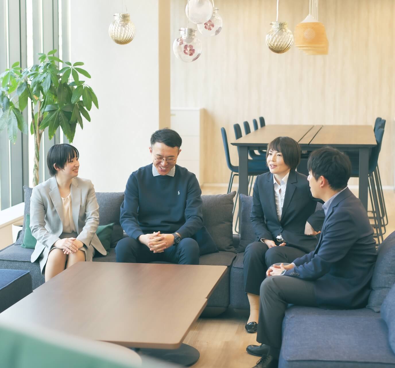 インタビュー風景